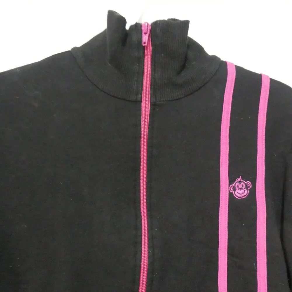 725 ORIGINALS | xl - extra large | Black Zip-Up Exercise Jacket With Collar - Picture 4 of 16
